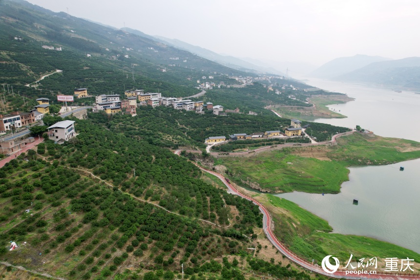 豐都縣安坪鎮(zhèn)三沱村。人民網(wǎng)記者 劉政寧攝