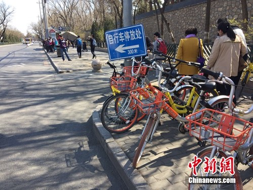 共享單車越來越多，出現(xiàn)在大街小巷。<a target='_blank'  _fcksavedurl='http://www.chinanews.com/' ></table>中新網(wǎng)</a> 吳濤 攝